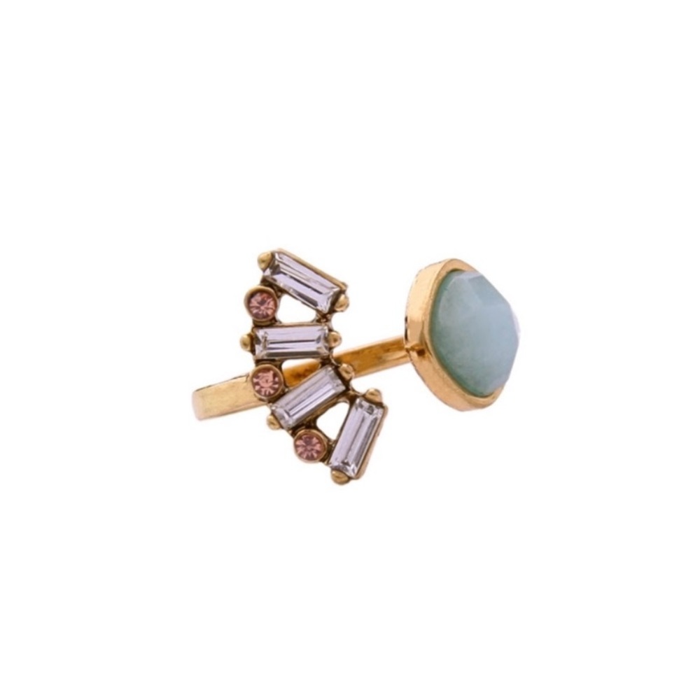 Stone crystal statement ring - Picture 4 of 4